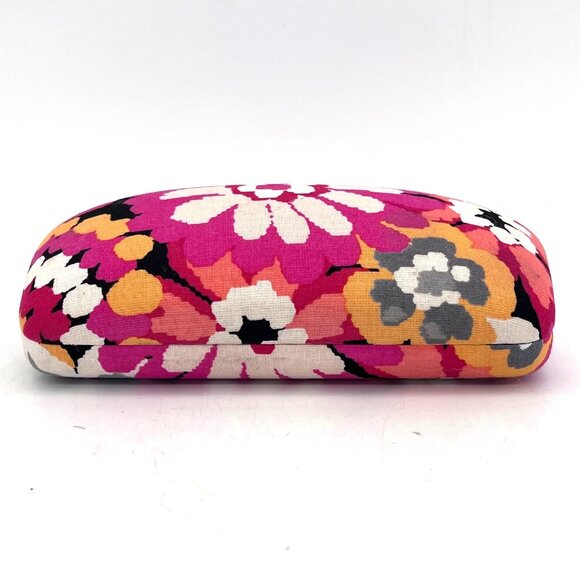 Vera Bradley Clamshell Eyeglass Case Floral Multicolor Hinged Protective Holder - Picture 1 of 11